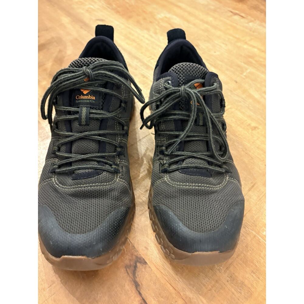 COLUMBIA Fairbanks Low Shoe Men’s Size 9.5 Dark Green And Black - Picture 5 of 10